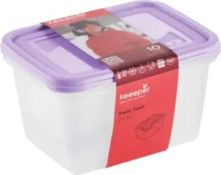 Keeeper Food container set rectangular 2x2L
