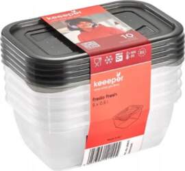 Keeeper Food container set rectangular 5x0