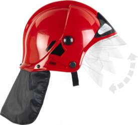 Klein Fire helmet with quick release