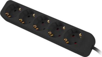 LANBERG 3m 5x Schuko socket strip