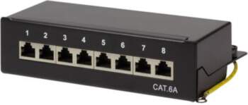 Logilink Cat.6A Patch Panel, 8-Port