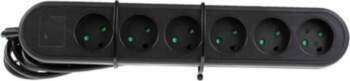 Mercodan Power strip with 6 outlets