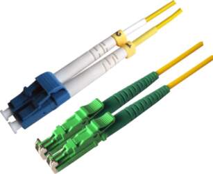 MicroConnect LC/UPC-E2000/APC 3m OS2 Fibre Patch