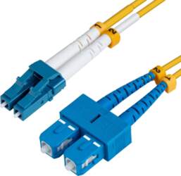 MicroConnect LC/UPC-SC/UPC 2m OS2 Fibre  Patch