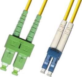 MicroConnect SC/APC-LC/UPC 1m OS2 Fibre  Patch
