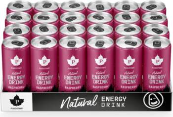 Puhdistamo Natural Energy Drink Raspberry Strong