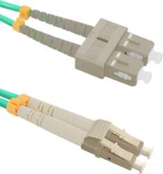 Qoltec LC/UPC to SC/UPC multimode fiber