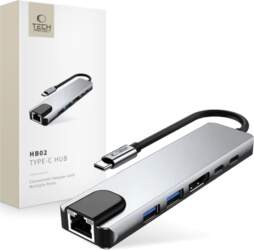 Tech-Protect HB02 HUB Adapter 6in1 USB-C