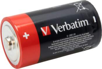 Verbatim ALKALINE BATTERY D 2 PACK