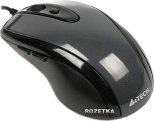 A4Tech N-708X Mouse, Right-Handed, USB Type-A