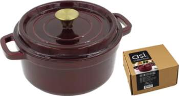 ASI COLLECTION Round cast iron casserole