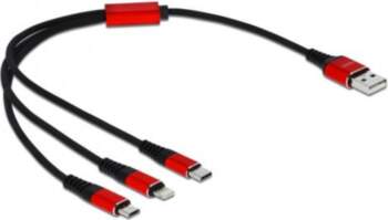Delock USB charging cable, USB-A connector