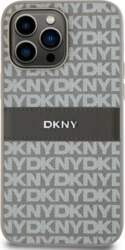 DKNY PU Leather Repeat Pattern Tonal
