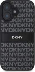 DKNY PU Leather Repeat Pattern Tonal