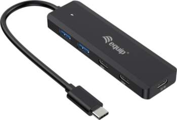 Equip 4-Port USB-C3.2-Hub-2xUSB-A 3.0/2xUSB-C/USB-C