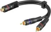 Goobay Audio/video cable 0.20m, RCA