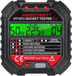 Habotest HT107D Digital Display Socket Tester
