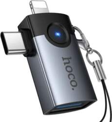 Hoco 2-in-1 OTG Adapter Lightning /