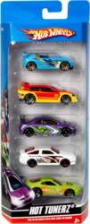 Hot Wheels -small car, 5 pieces
