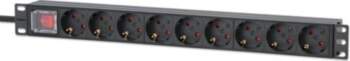 Intellinet 9-way socket strip 2m cable