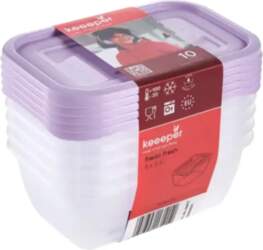 Keeeper Food container set rectangular 5x0