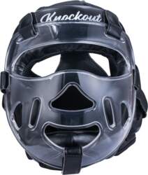Knockout Drago headguard with grill black