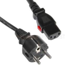 Mercodan Schuko power cable black 1