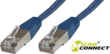 MicroConnect F/UTP CAT6 15m Blue PVC