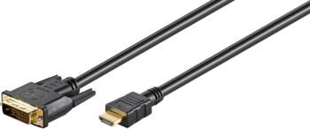 MicroConnect HDMI 19 - DVI-D M-M
