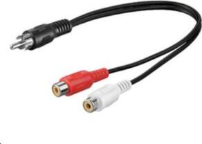 MicroConnect RCA - 2xRCA 0,20m