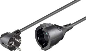 MicroConnect Schuko power extension  M-F 3m