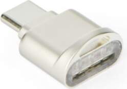 MicroSD card reader, Type-C, silver ()