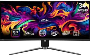MSI MPG 341CQPX QD-OLED computer monitor