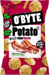 O`BYTE Potato chips with bacon flavor