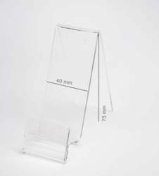 Plexi Vertical Holder / phone stand