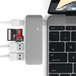 Satechi USB-C Pass-Through 3-in-1 USB Hub