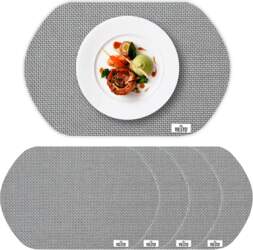VILSTO Dining Table Placemats, PVC Table