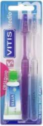 Vitis Duplo Medium Brush + Anticaries