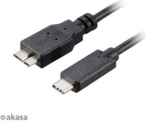Akasa C/micro-B, 1m USB cable, USB