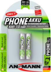 Ansmann 550mAh DECT (silver, 2x AAA