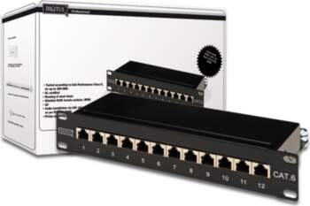 ASSMANN Professional CAT6, 12-port Patch Panel