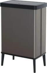 Curver Rectangular metalized waste bin Verto