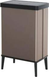 Curver Rectangular metalized waste bin Verto