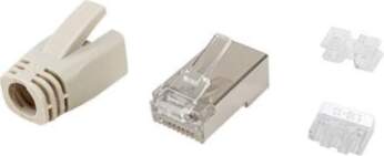 Equip Cat6a shielded RJ45 connector set