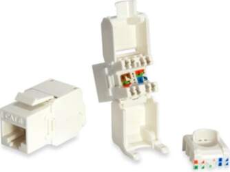 Equip Keystone Jack unshielded Cat6 LSA