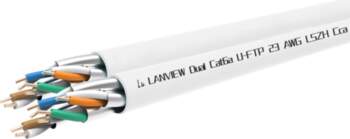 Lanview Cat6a U-FTP Dual Network  Cable
