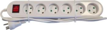 Mercodan Power strip with 6 outlets