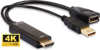 MicroConnect Adapter HDMI - Displayport M-F