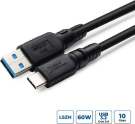 MicroConnect ColorFlex USB-C to USB-A cable