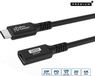 MicroConnect Premium USB-C cable Extender 2m